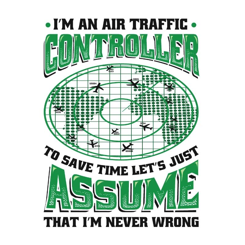 Air traffic controller, radar flight control.