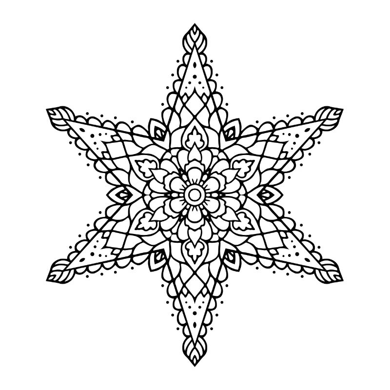 Mandala étoilé