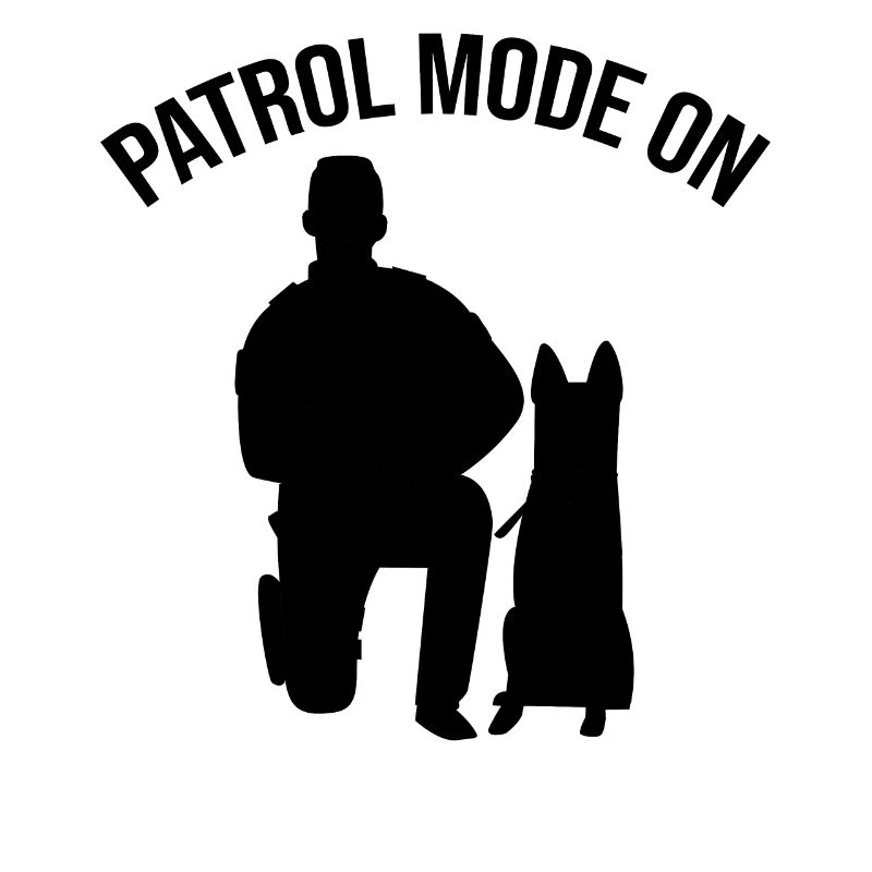 Polizeibeamter Polizeihund