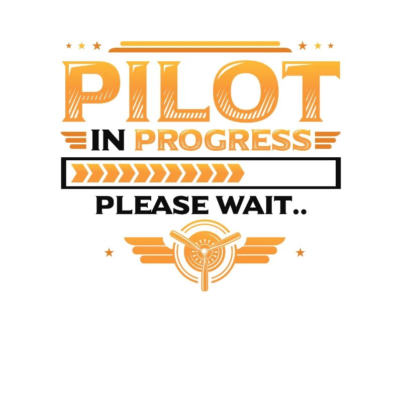 Pilot in progress, please wait, aircraft training