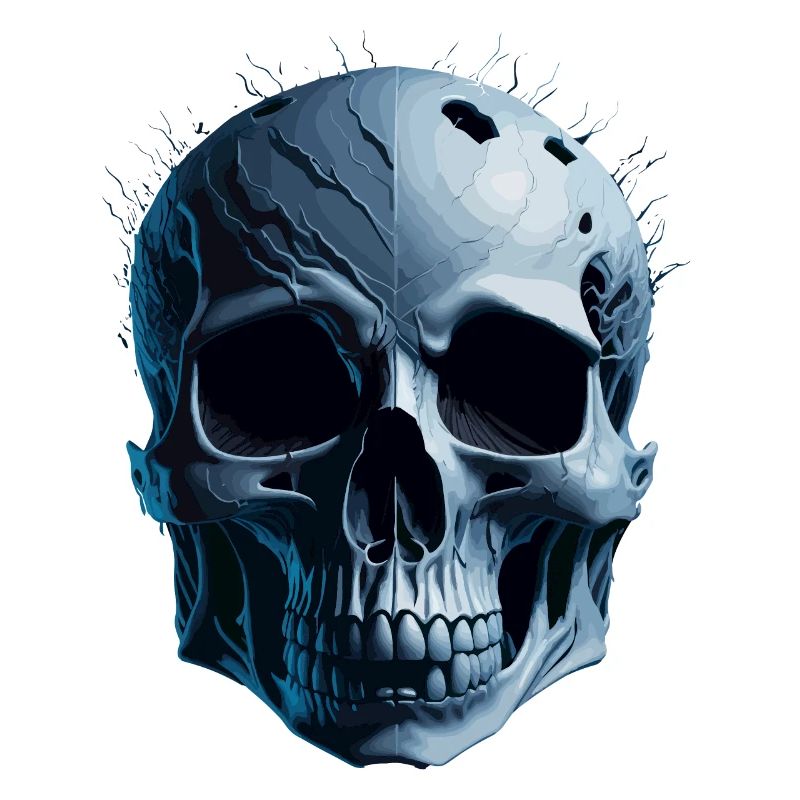 WIKINGER SCHÄDEL I SKULL DESIGN