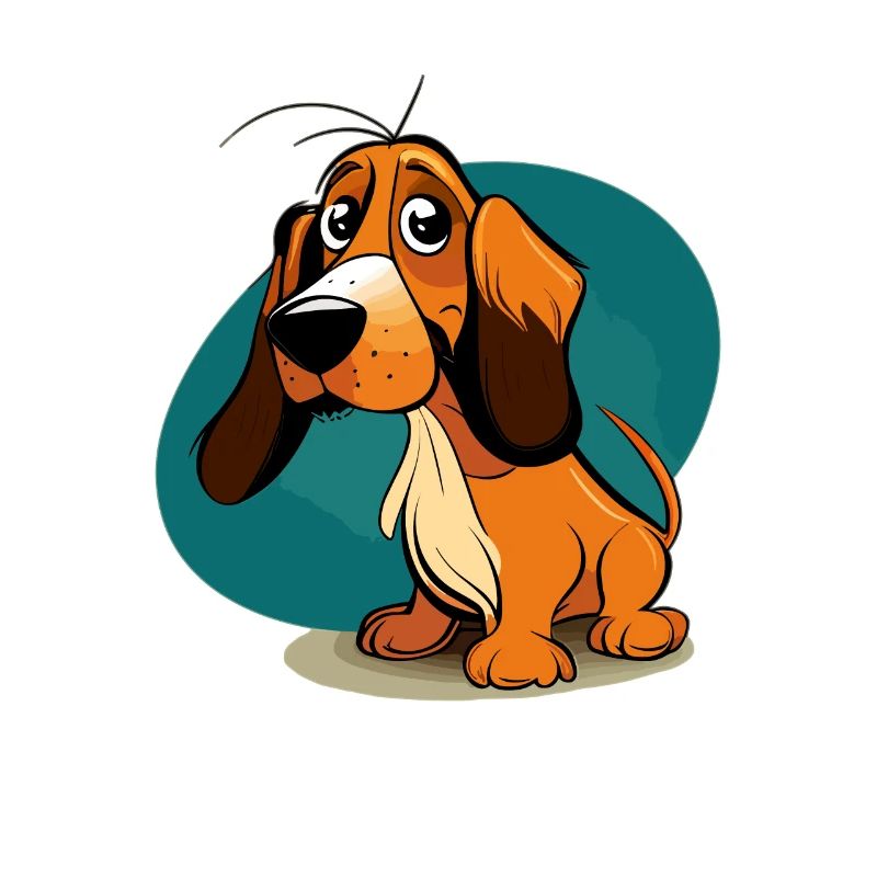 Hund im comic style