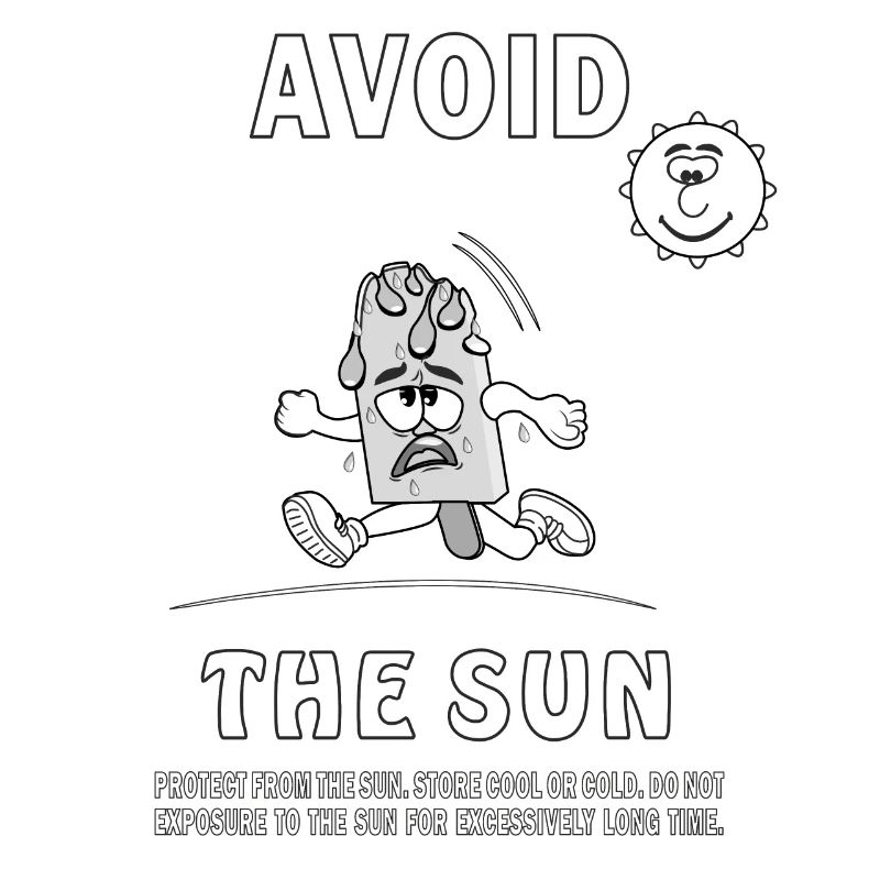 SONNENSCHUTZ EISCREME AVOID THE SUN