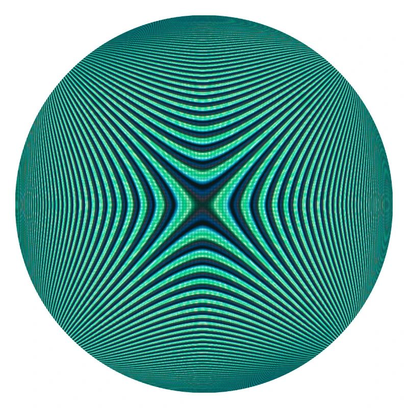 Circle with optical illusion