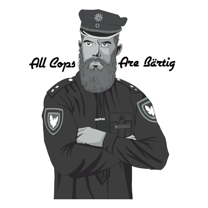 Bärtig Cop