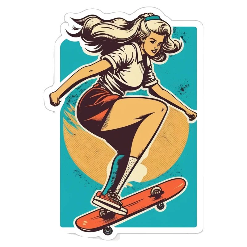 Skater-Mädchen