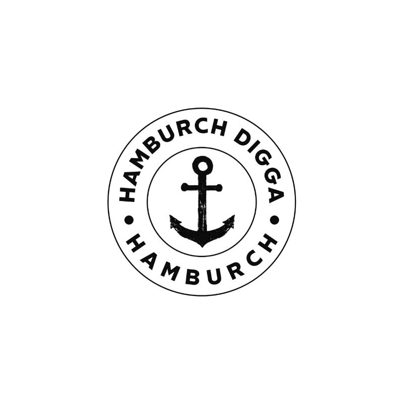 Hansestadt Spruch HAMBURCH DIGGA HAMBURCH Hamburg