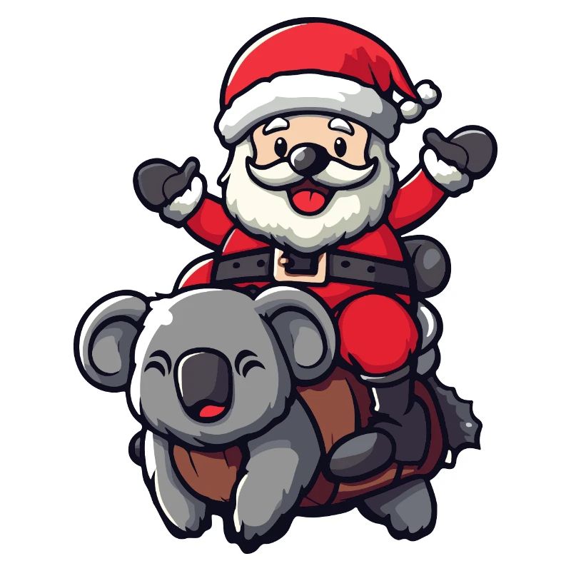 Koala Père Noël