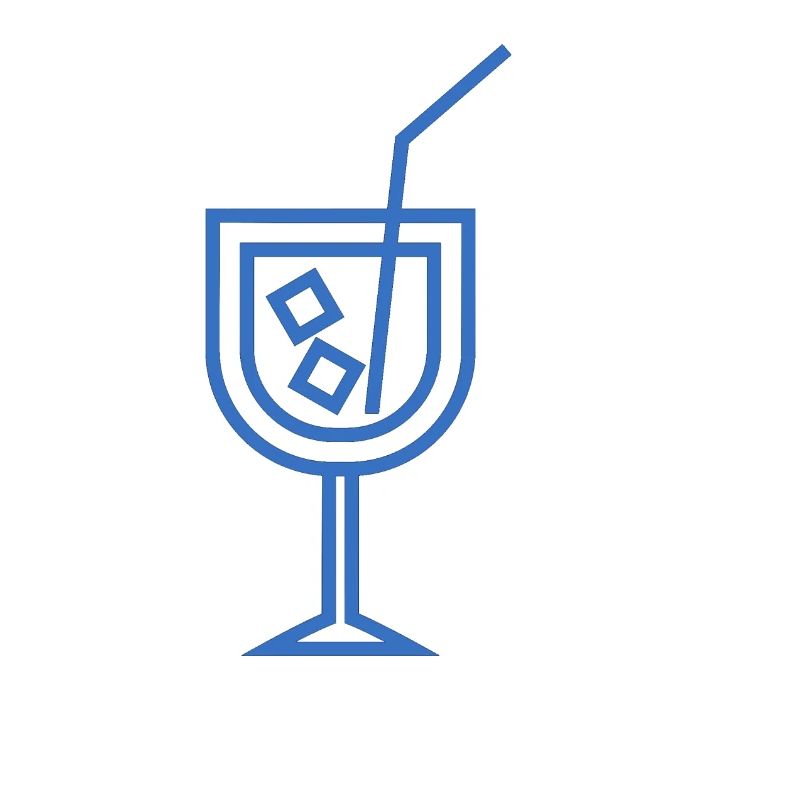 Drink Glas Getränk Eis Strohhalm