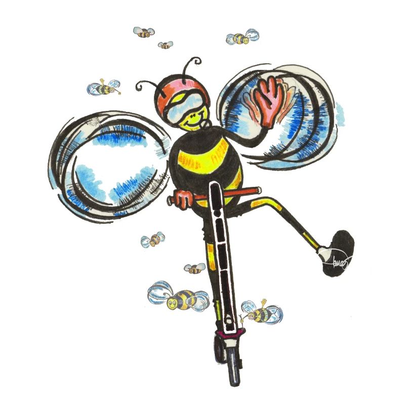 Bee ride scooter électrique