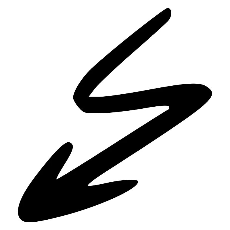 Arrow drawing sketch black
