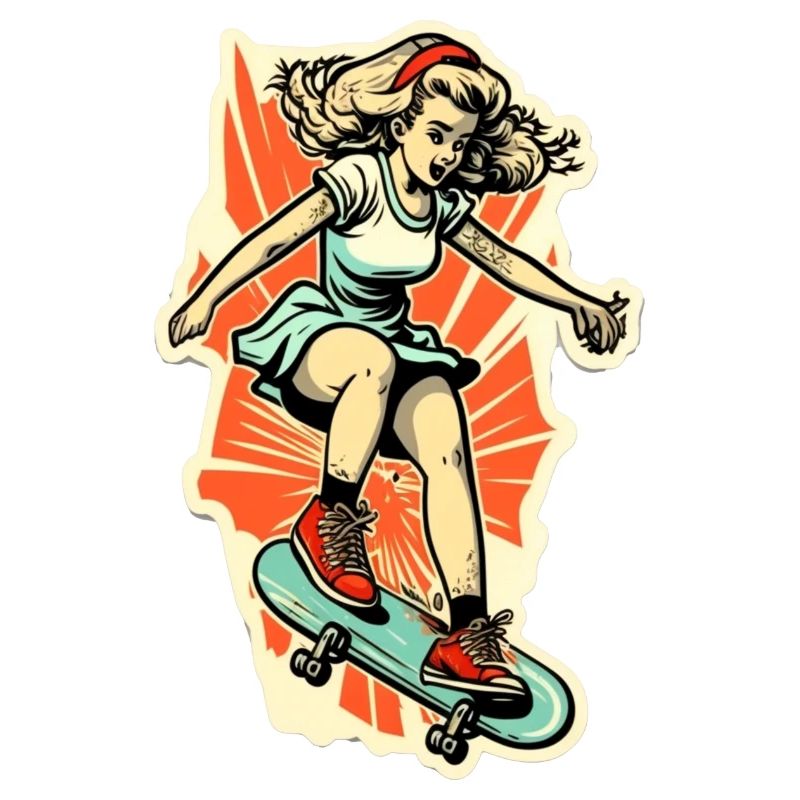 Skater-Mädchen