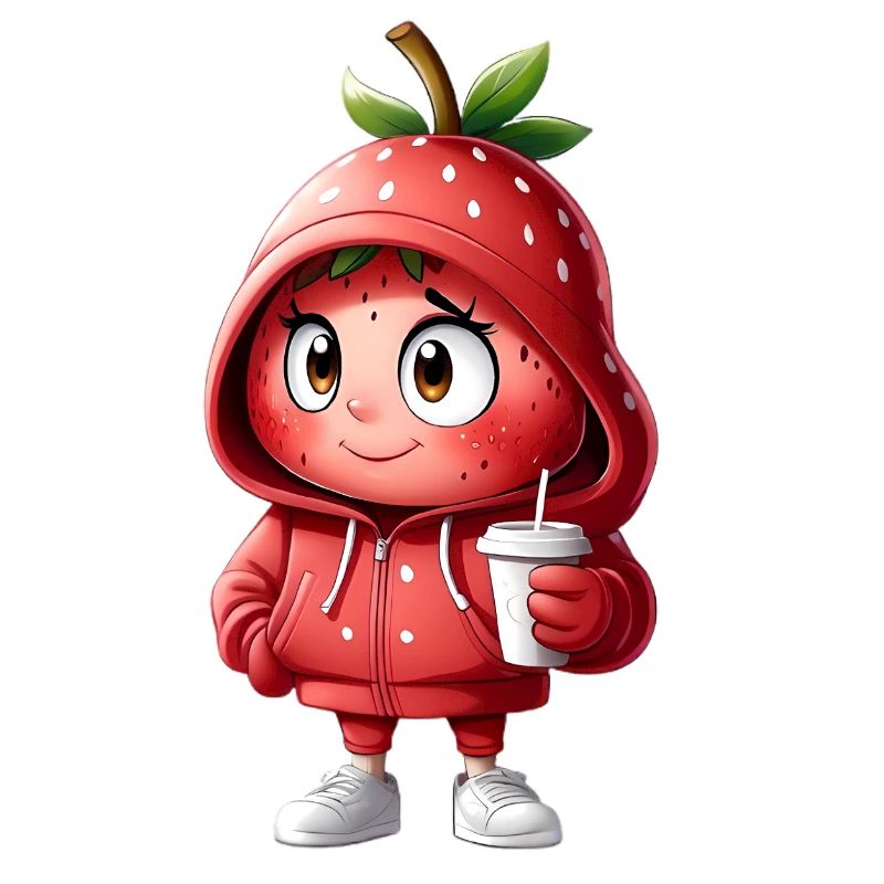Erdbeer Hoodieheld