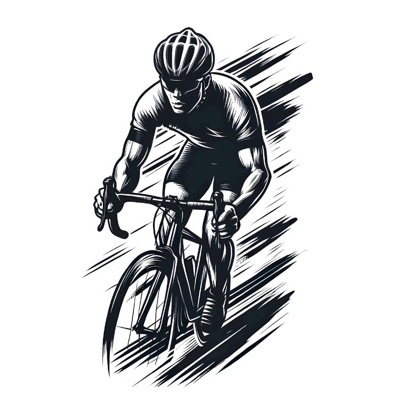 Cycliste, Graphique