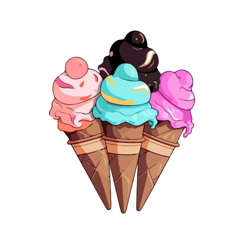 Pistazien-Schoko-Erdbeer-Eis