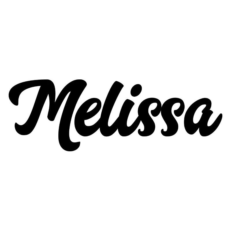Melissa benutzerdefinierte Text Geburtstagsname