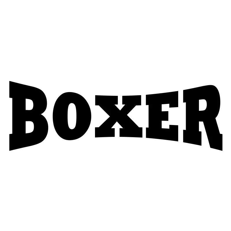 Boxer lettrage