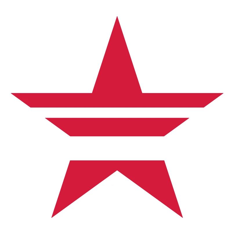 SHARP roten Ausschnitt STAR