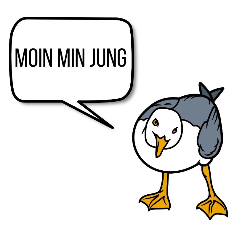 Moin min Jung - Plattdeutsche Möwe