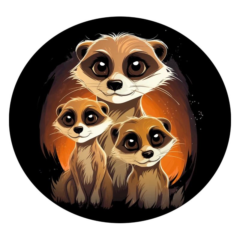 Erdmännchen Familie