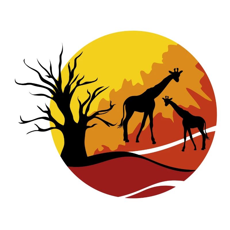 Afrika Giraffe