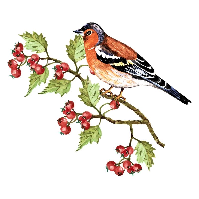 Bunter Vogel
