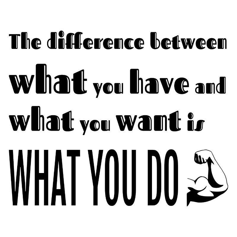 What you do makes the difference