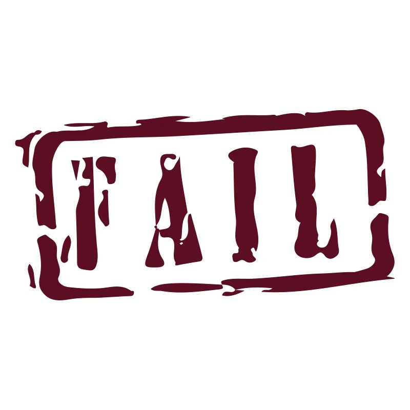 fail writing