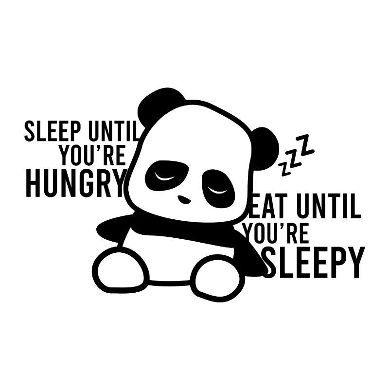 Don't give up on your dreams, keep sleeping panda
