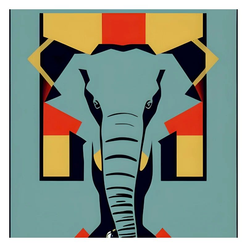 Elefant Pop-Art