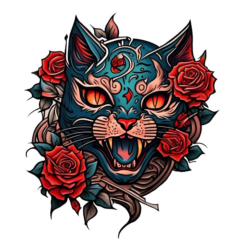 teuflische Katze