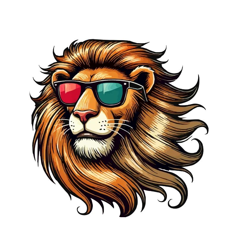 löwe sonnenbrille