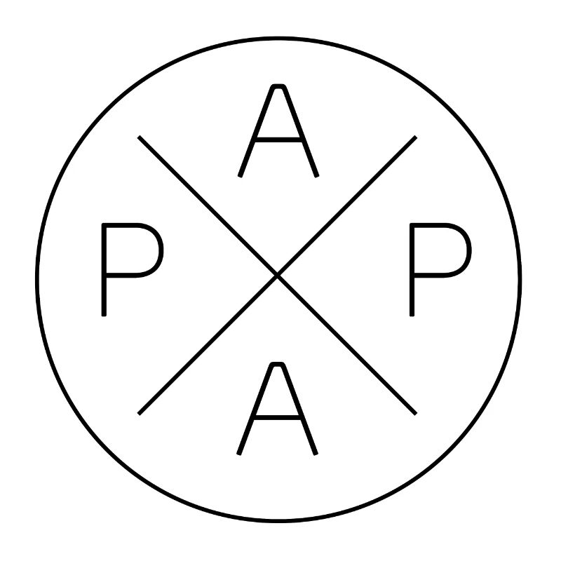 Papa Logo Vater Geburt Geschenkidee