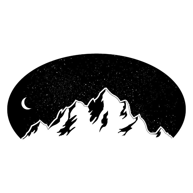 Wanderer Bergdesign
