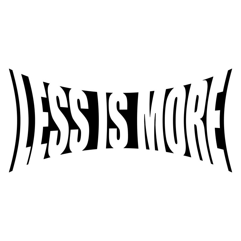 Slogan Logo Minimalisme
