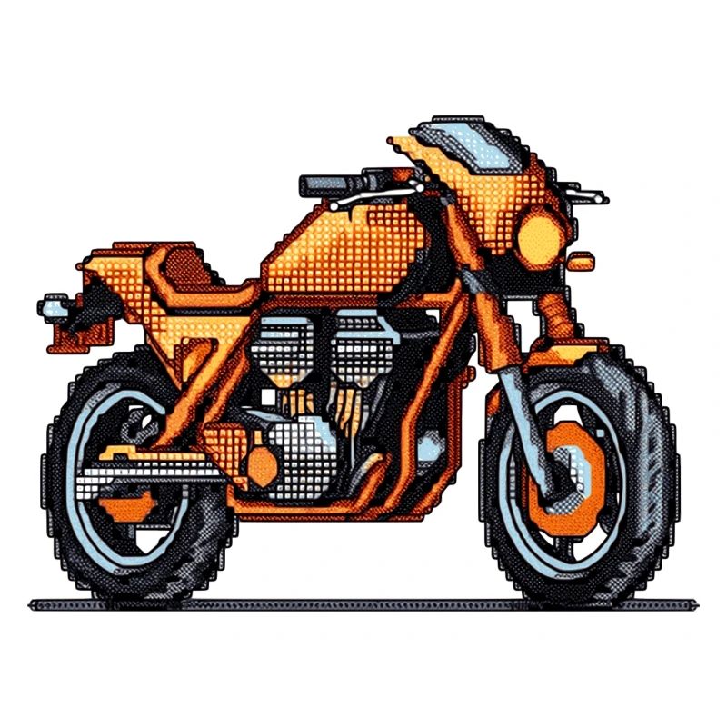 Motorcycle as racing machine in 16-bit