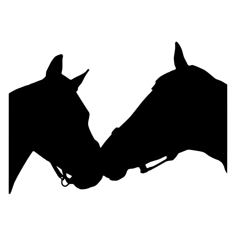 Pferde Silhouette
