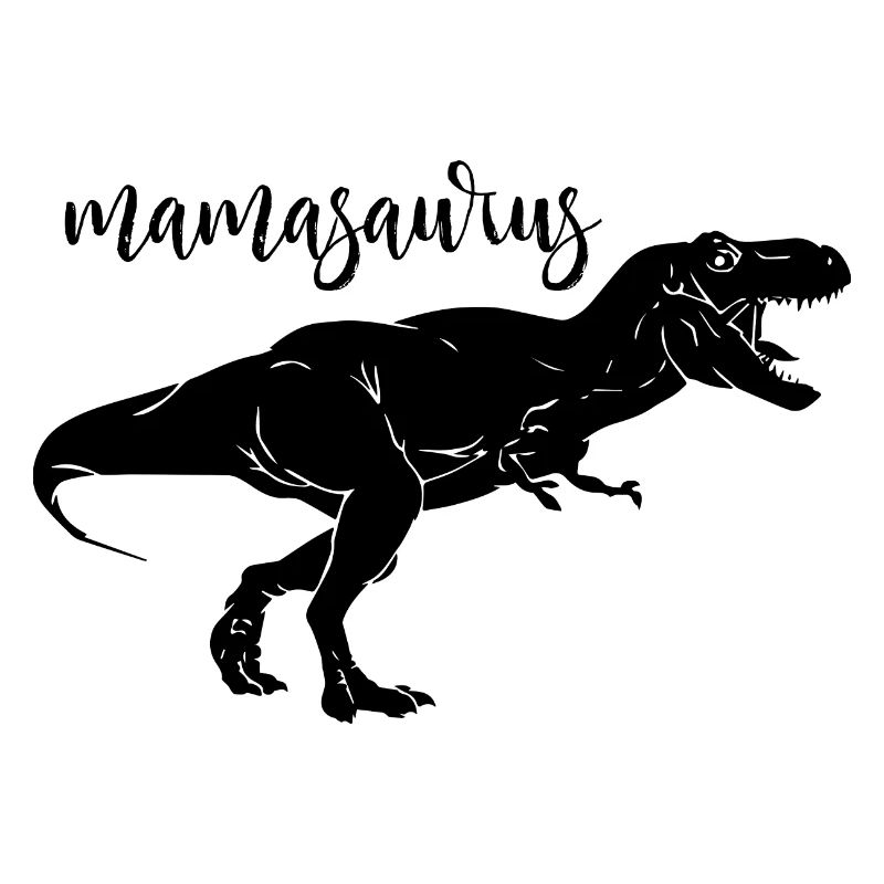 Mamasaurus Mutter Dino T-Rex Mom Dinosaurier Mama