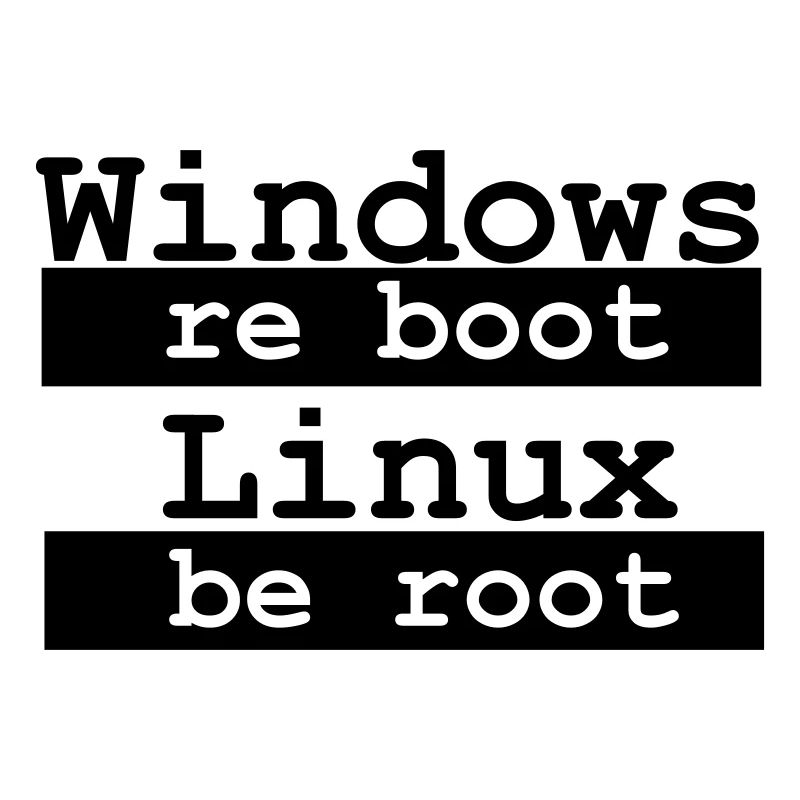 Windows re boot - Linux be root