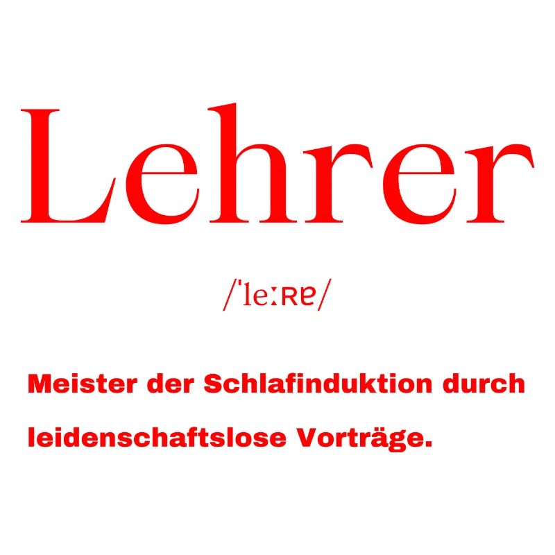Lehrer Definition