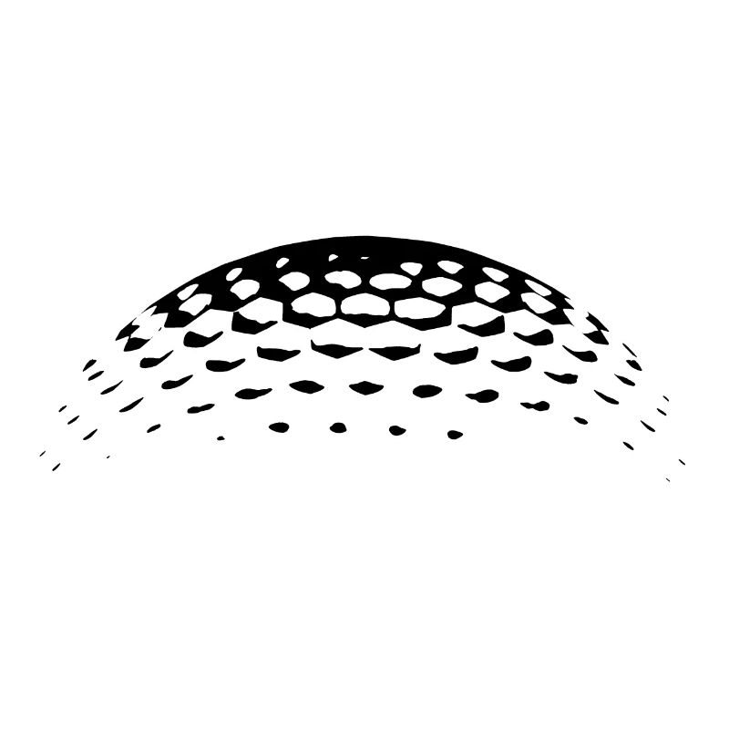 Golfball schwarz