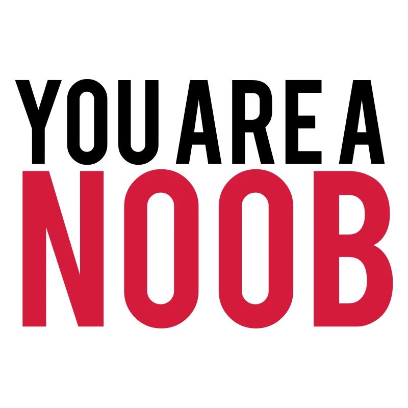 Vous êtes un Noob Logo