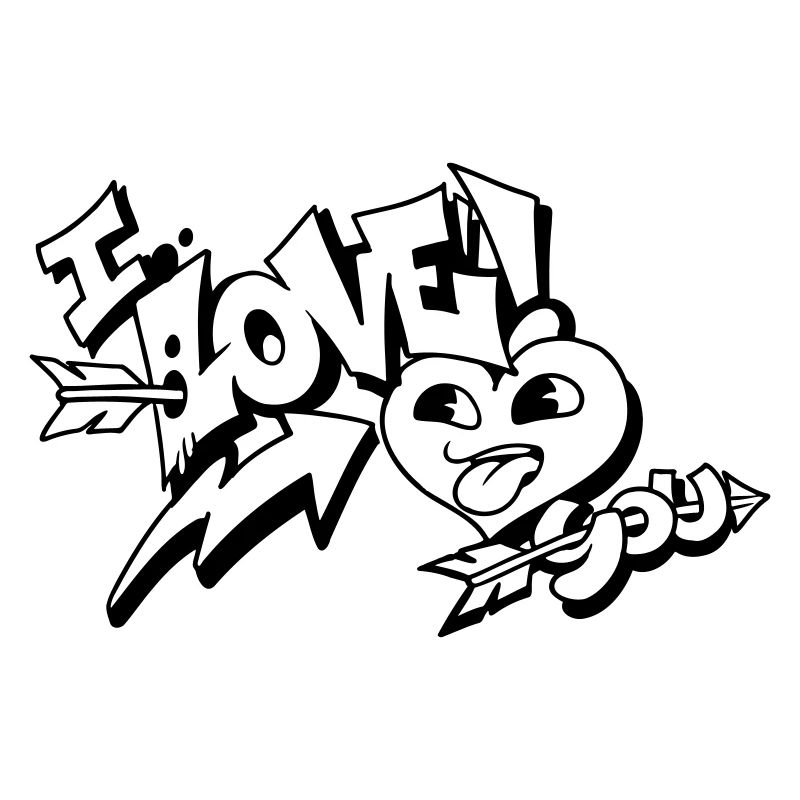 Ich liebe dich / Graffiti / Valentinstag