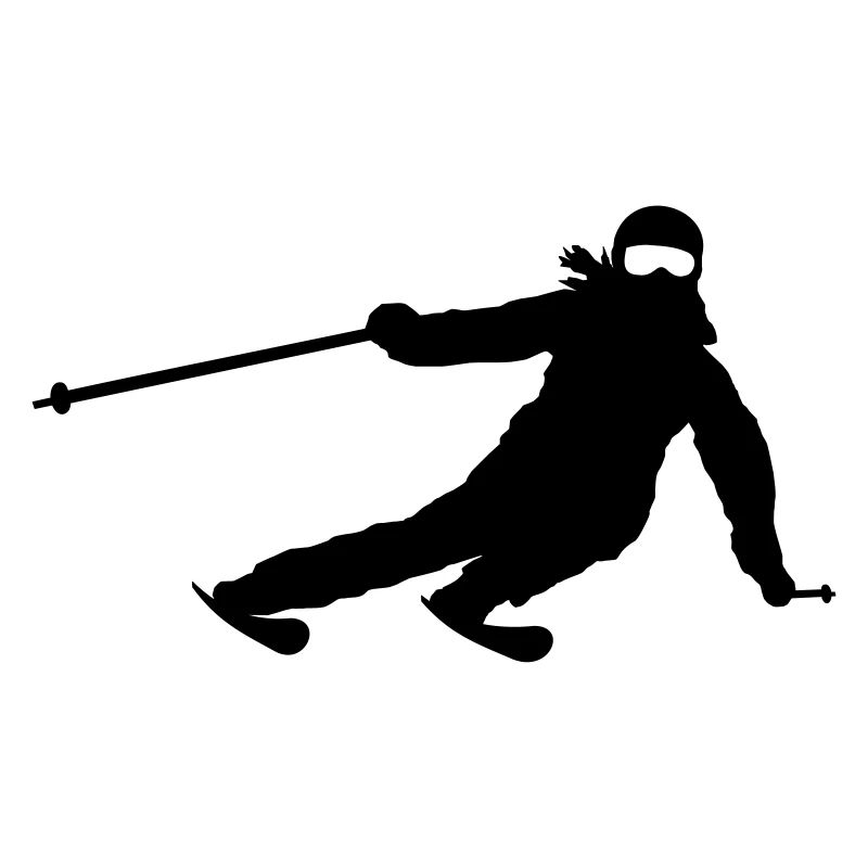 Skifahrerin