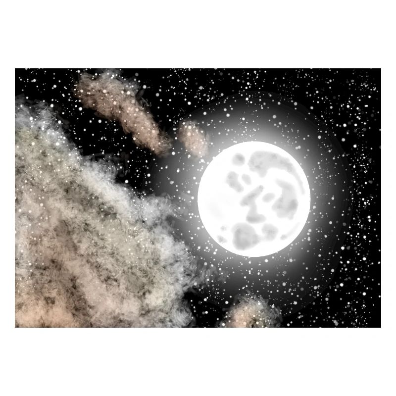 Mond Wolken