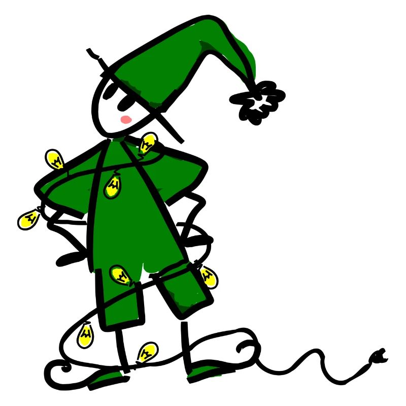 ELF Weihnachtsbeleuchtung