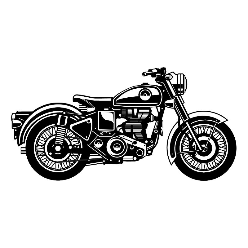 Motorrad / Classic Motorcycle 04_schwarz