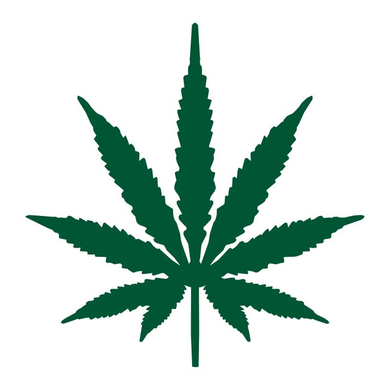 Marihuana-Blatt