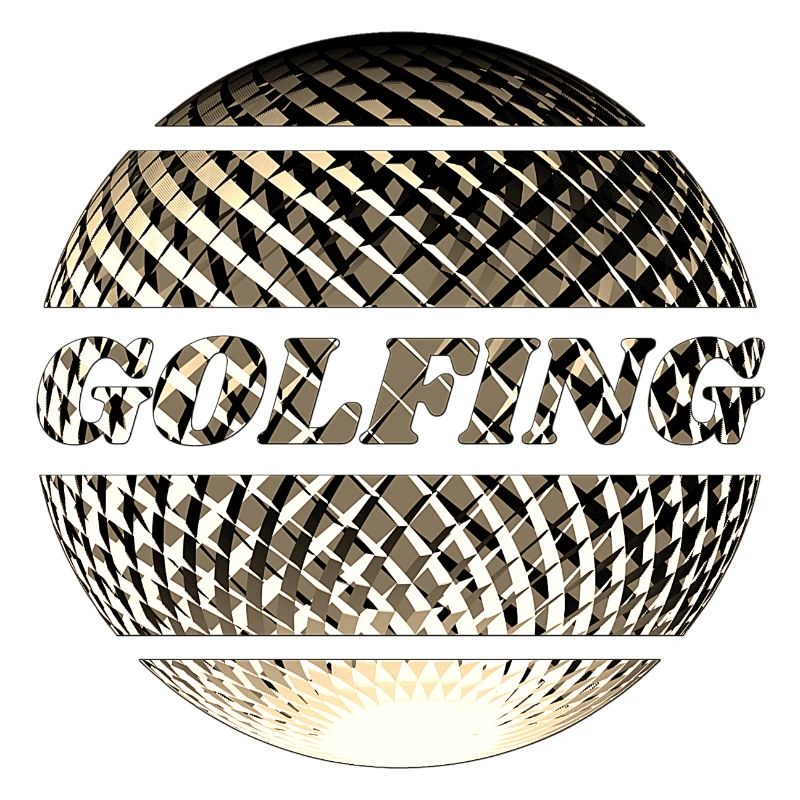 Balle de golf or