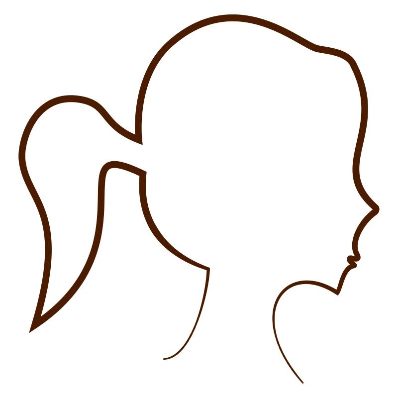 Silhouette Mädchen